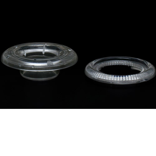 Kunststof zeilringen transparant